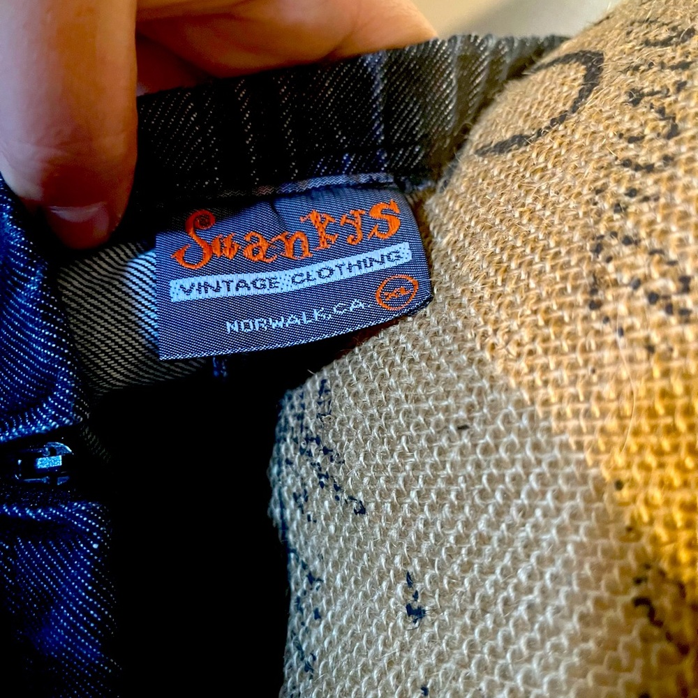 Swankys Jean mermaid dress with Animal print halter